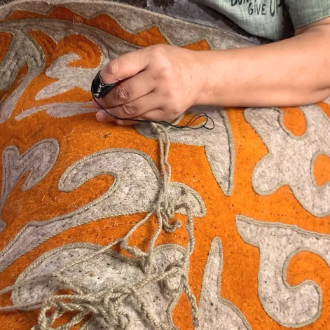 Custom-Made Handcrafted Carpet